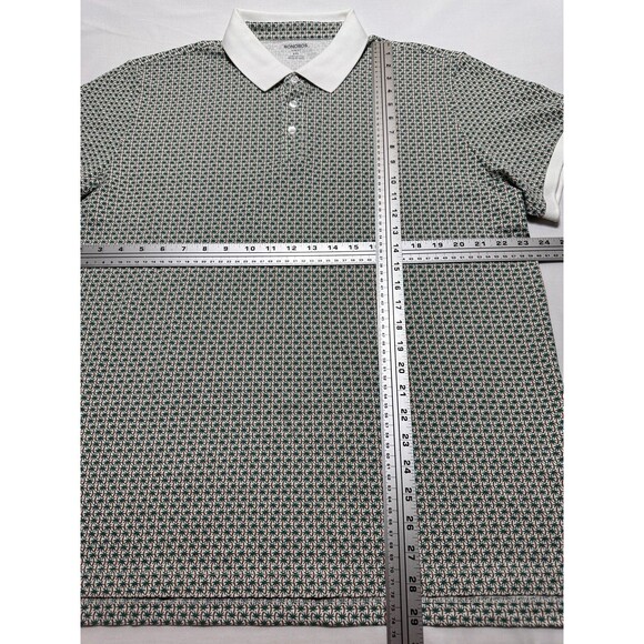 Bonobos Men's Pique Polo Tropical Palms Slim Fit Hawaiian Casual Size XXL 2XL - Picture 5 of 8